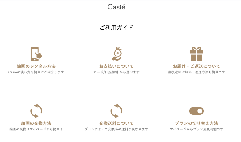 Casie_利用ガイド