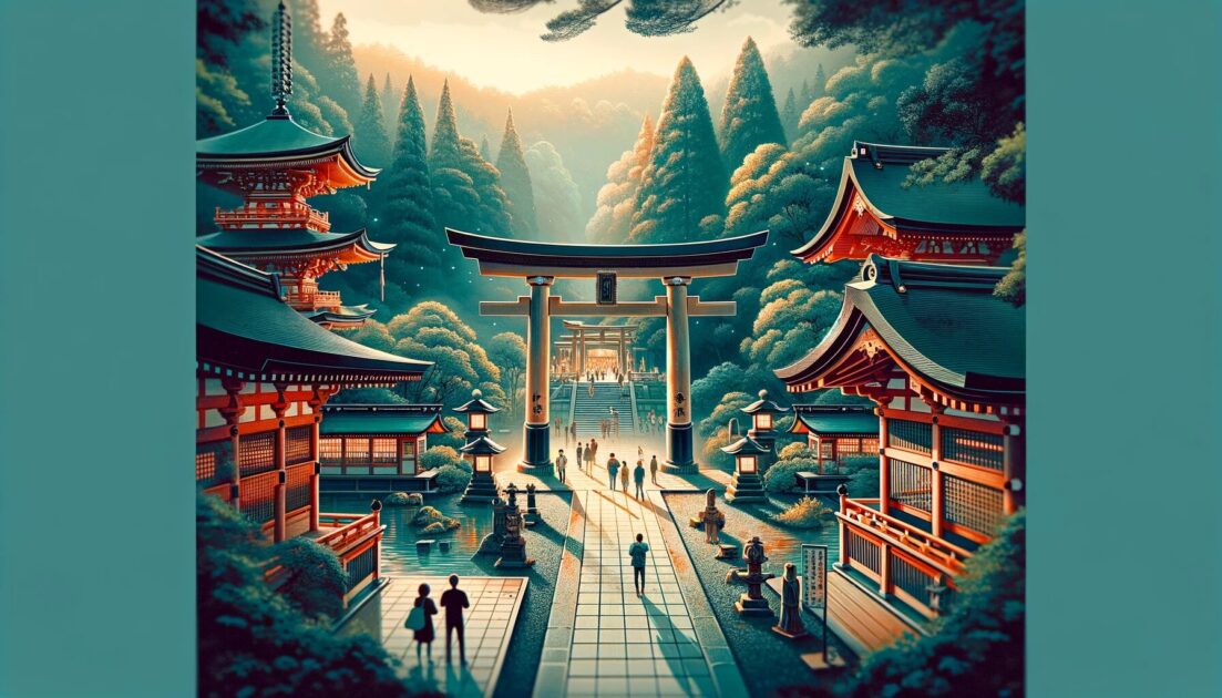 愛知県塩釜神社で安産祈願